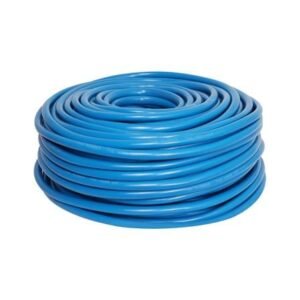 สายยางม้วนเด้ง ท่อยางไทย 5/8 นิ้ว X 100 ม. สีฟ้า