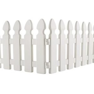 รั้วพลาสติกปักลงดิน SPRING HT-704 สีขาว แพ็ก 4 ชิ้น