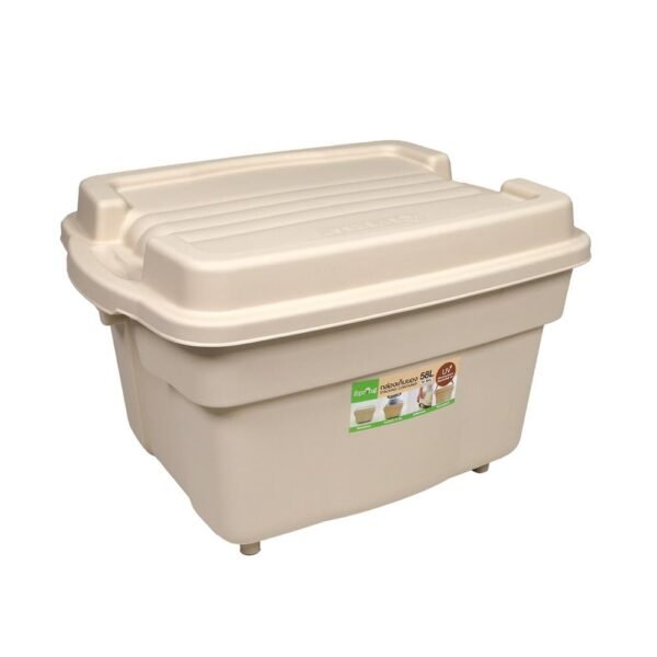 กล่องเก็บของอเนกประสงค์ SPRING 58 ลิตร สีเบจ - Image 2