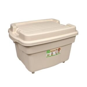 กล่องเก็บของอเนกประสงค์ SPRING 58 ลิตร สีเบจ